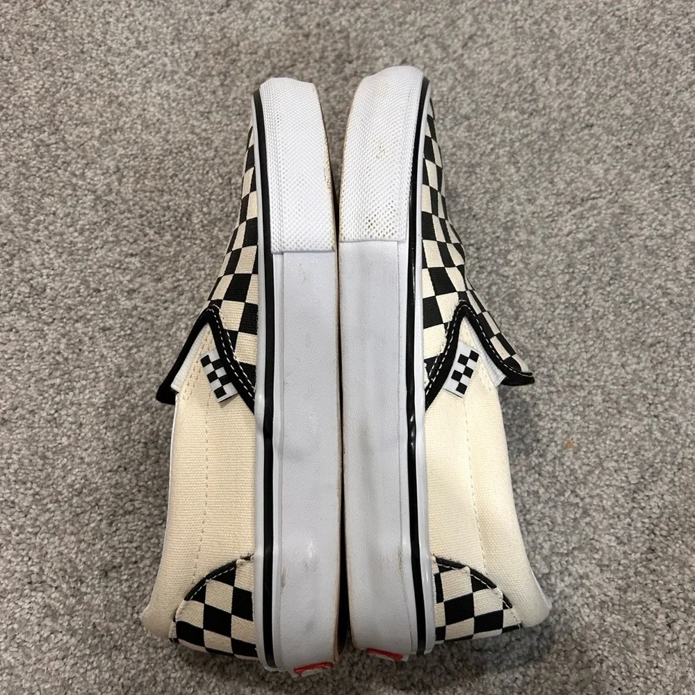 Vans Black and White Checkerboard Slip-Ons - Picture 8 of 15